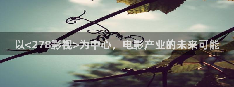 好好看影院：以<278影视>为中心，电影产业的未来可能